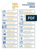 Calendario Brandon Consulting 2016