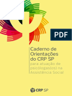 Caderno de Orientações Do CRP SP
