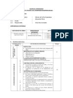 Sesión de Aprendizaje Voley Inicio