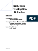 Diphtheria Investigation Guideline