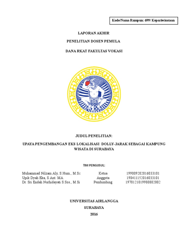 Laporan Akhir Penelitian Pemula