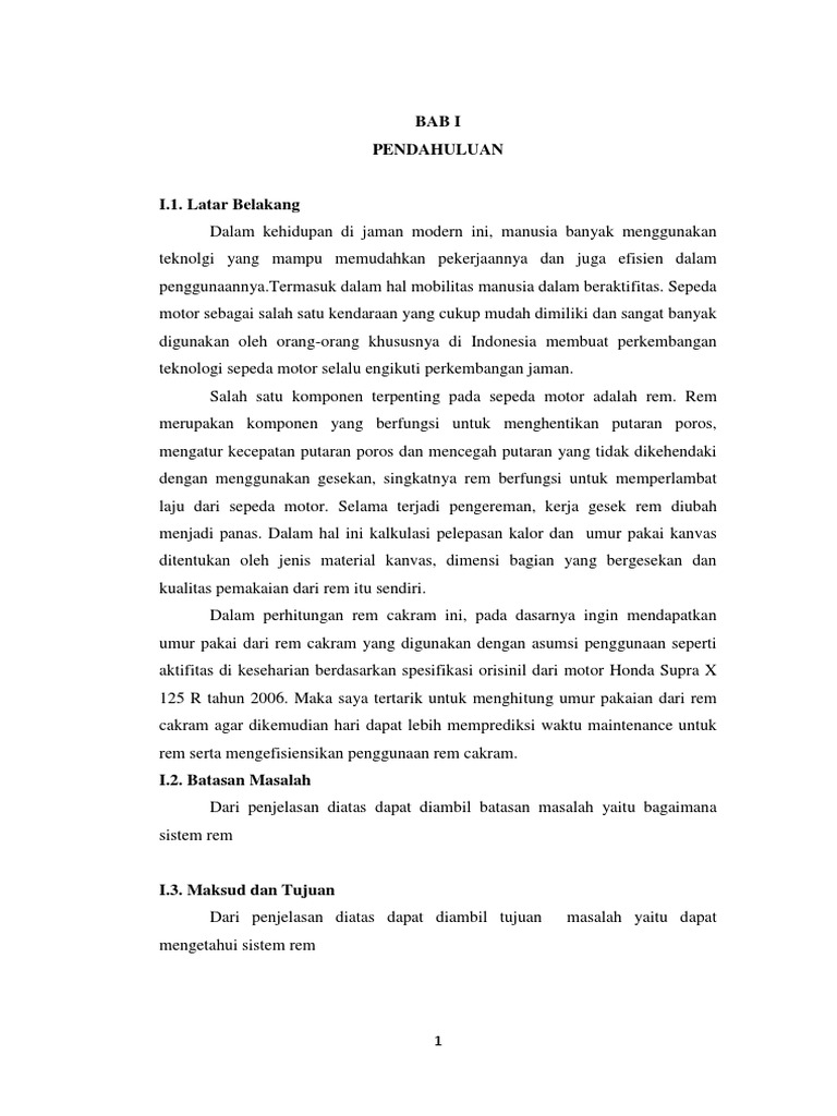 Makalah Sistem Rem Docx