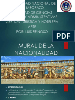 Mural de la Nacionalidad en la Universidad Nacional de Chimborazo representa la historia de Ecuador