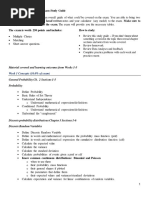 Midterm Exam Study Guide ST314-3