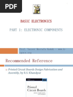 Basic Electronics: Part 1: Electronic Components