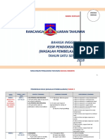 Rancangan Pengajaran Tahunan: Bahasa Inggeris