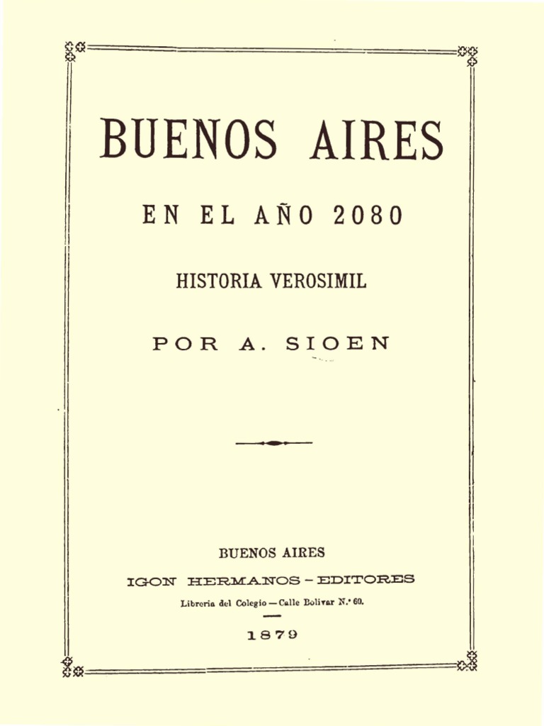 Sioen, Aquiles Buenos Aires en El Año 2080 PDF Alemania