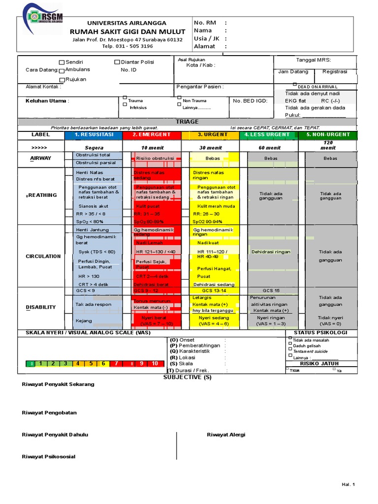 Panduan Triase IGD Terbaru 2024 | PDF