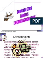 Codigo de Etica para Enfermeras