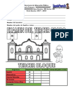 Examen de Primaria 3er Grado