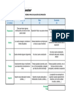 Rúbricas de Evaluación (Expo)