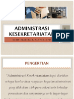 Administrasi & Kesekretariatan