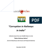 Addressing Corruption in Railways Collective Inputs From 45,000 Citizens To Government - Compressed