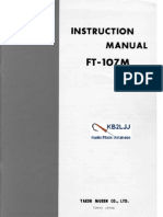 Yaesu FT-107M Instruction Manual