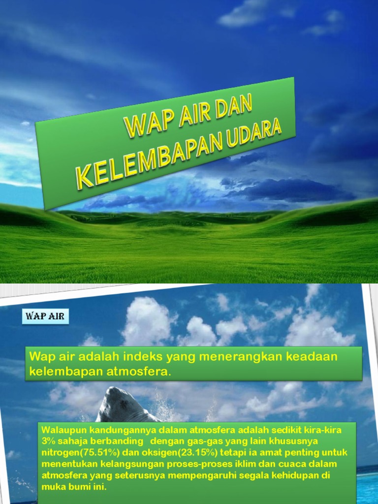 Wap Air Dan Kelembapan Udara Pdf