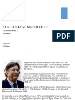 Cost Effective Architecture: Assignment 1