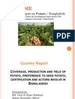 Country Report On Potato Production Stat