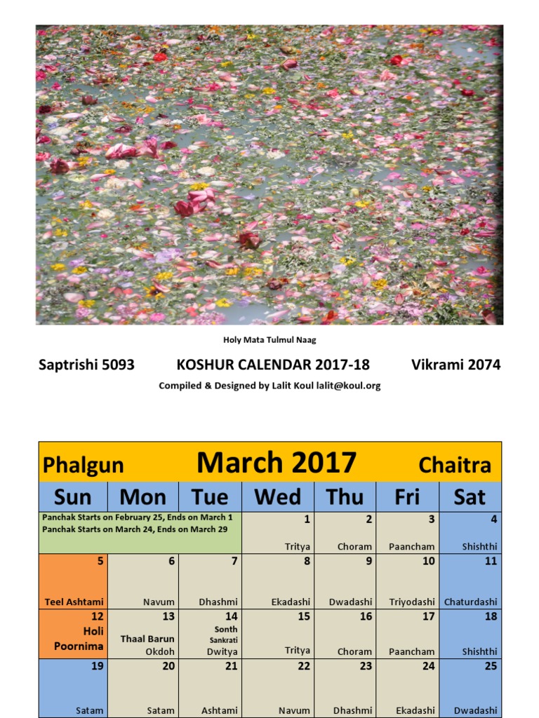 Koshur Calendar 2017 18 Web PDF