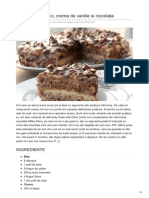 Bucataras.ro-desert Tort Cu Nuci Crema de Vanilie Si Ciocolata