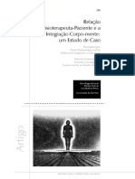 Relação Fisioterapeuta-Paciente e A Integração Corpo-Mente - Um Estudo de Caso