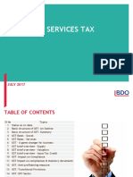 Informative Presentation On GST by BDO