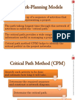 Critical path method and Time cost model