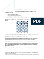 Daily Chess Notes: Basic Opening Principles
