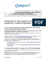 Guida Di Creazione Ed Installazione Certificati Su Server Ubuntu Con Apache2