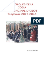 Cròniques de La Principal D'olot - 2017-2018