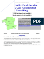 Primary Care Antimicrobial Prescribing Guidelines - October 2015c