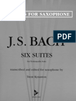 J S Bach - Six Suites For Violoncello Solo PDF