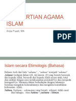 Pengertian Agama Islam
