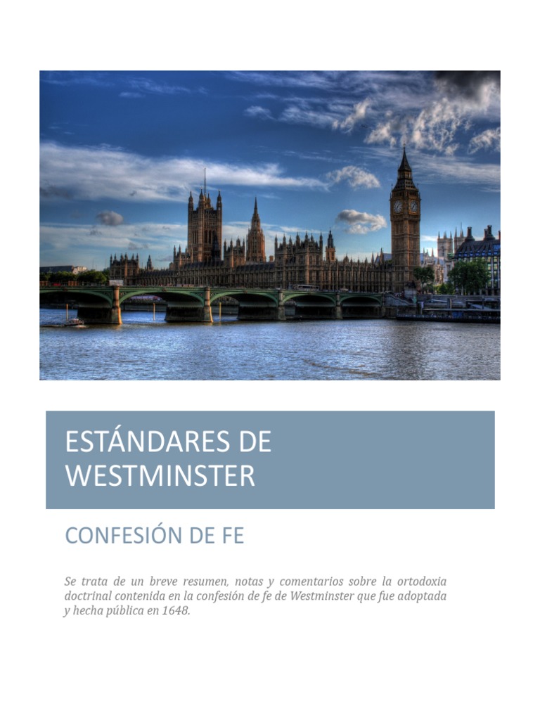 Primer Capítulo de La Confesión de Fe de Westminster PDF
