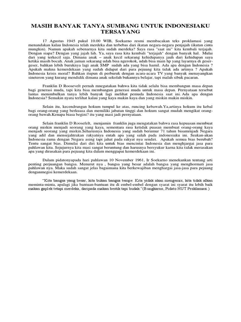 5 Contoh Artikel Pendek Dan Singkat