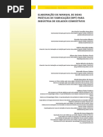 Elaboração de manual de boas práticas