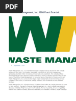 Waste Management Scandal