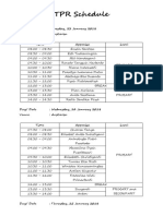 Term 2 TPR Schedule - Primary