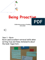Being Proactive: Celebrating Success in Reading 12.01.2018