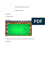 8ball Pool-Applying Physics To The Game