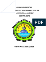 Peringatan Hut Kemerdekaan Ri Ke - 72 Ma Ma'Rif Al-Mutaqin Desa Temboro