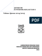 Modul Praktikum KL 2104 Geoteknik Kelautan I