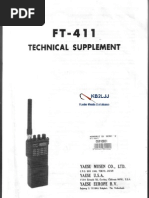 Yaesu FT-411 Technical Supplement Service Manual