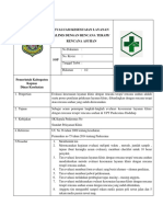 Sop Evaluasi Kesesuaian Layanan Klinis Dengan Rencana Terapi