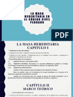 La Masa Hereditaria en El Código Civil