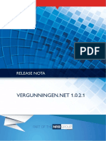 Releasenota Vergunningen - NET 1.0.2.1