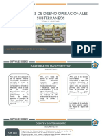 Estándares de Diseño Operacional Subterráneo