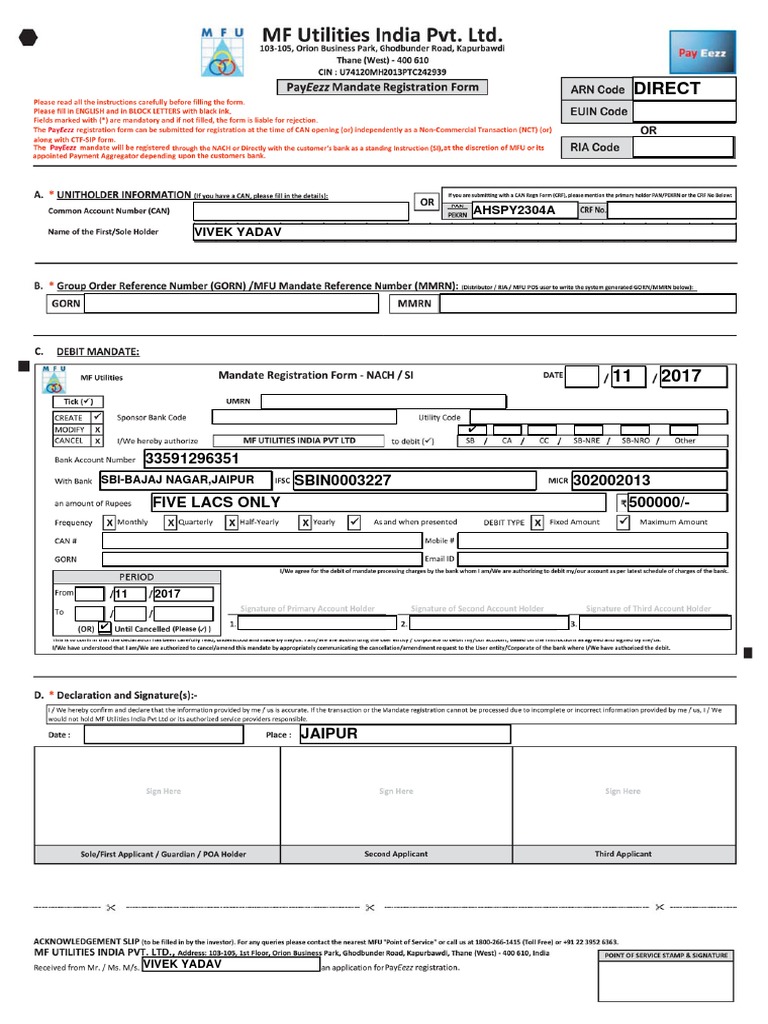 PayEezz Registration Form - Final | PDF