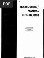 Yaesu FT-480R Instruction Manual