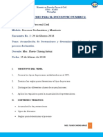 Ejercicios Procesos Declarativos Prof Flavio Chiong A - PDF