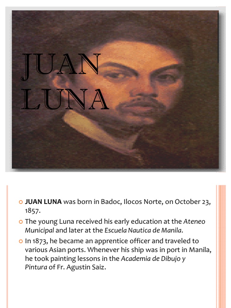 Juan Luna Final Plastic Arts Paintings
